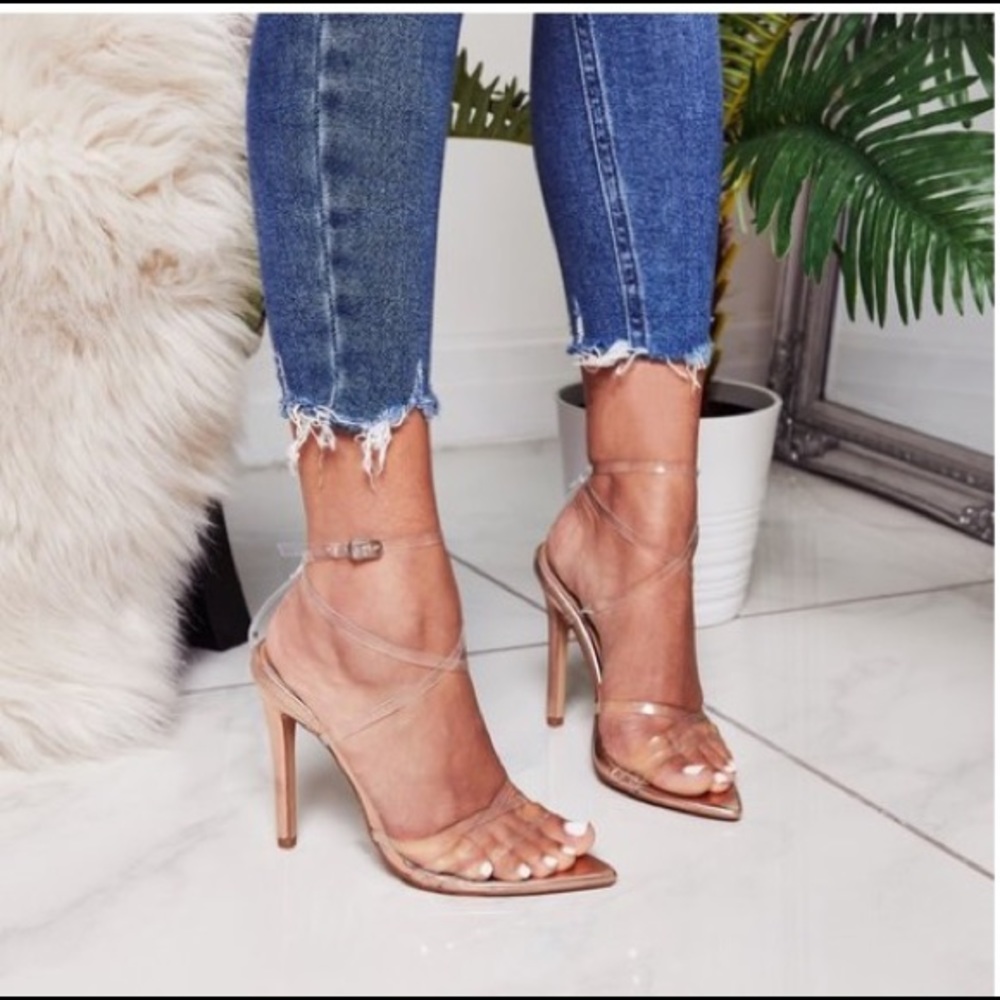 Ego shoes Tiffany Barely There strappy heel
